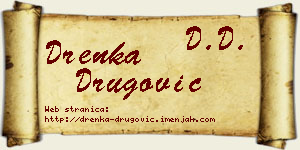 Drenka Drugović vizit kartica